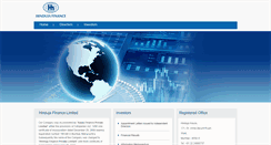 Desktop Screenshot of hindujafinance.com